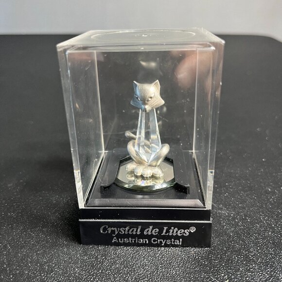Cat Crystal. Crystal de Lites Austrian Crystal - Picture 1 of 5